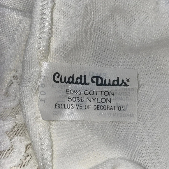 CUDDL DUDS pull on lace at ankles leggings tights size S - Picture 6 of 10